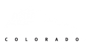 Adams State University Colorado logo in white
